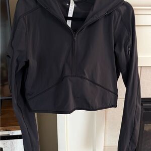 lululemon athletica Black Cropped Hoodie